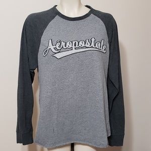 Aeropostale gray lightweight sweatshirt